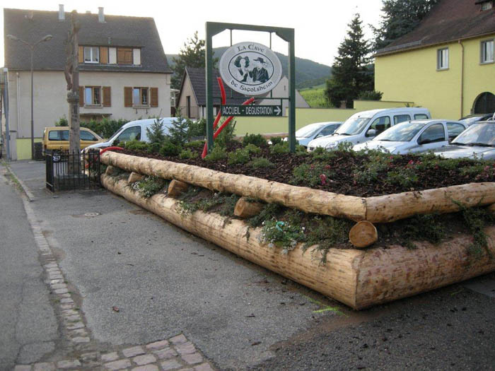 Création Murs Bois après